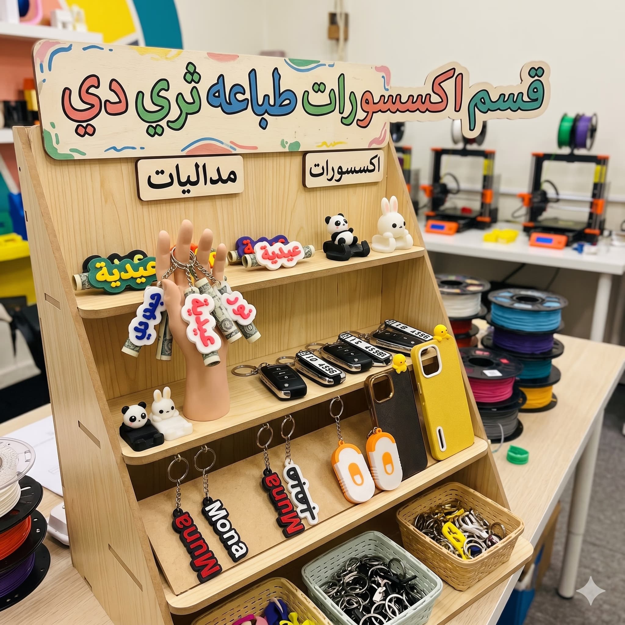 اكسسورات طباعه ثري دي